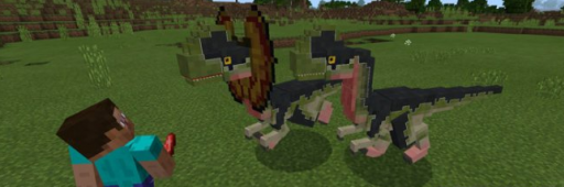 Dilophosaurus - Мод/Аддон Minecraft PE