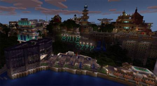 Blue City - Карта Minecraft PE