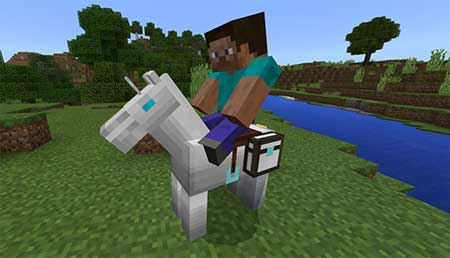Робо-конь - Мод/Аддон Minecraft PE