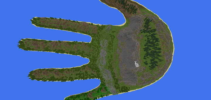 Остров Рука - Карта Minecraft PE