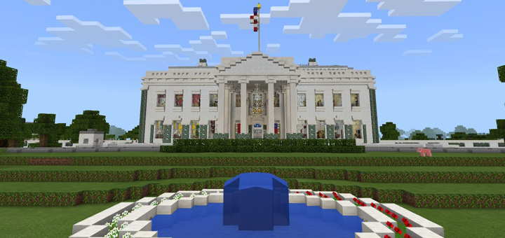Белый дом - Карта Minecraft PE