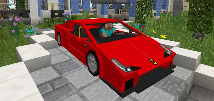 Ferrari 458 Italia - Мод/Аддон Minecraft PE