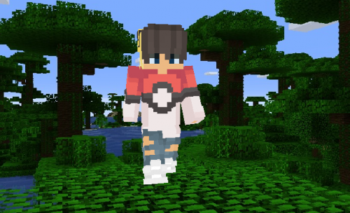 HD Скин Красивой девочки покемона для Minecraft