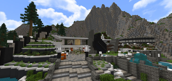 $24M Hillside Mansion - Карта Minecraft PE