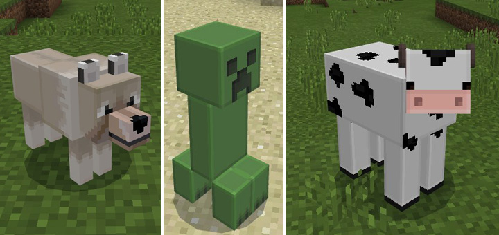 Blocky Mobs - Текстура Minecraft PE