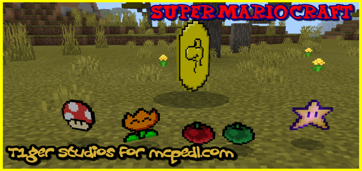 Super Mario Craft - Мод/Аддон Minecraft PE