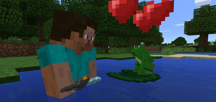 Mine-Frog - Мод/Аддон Minecraft PE
