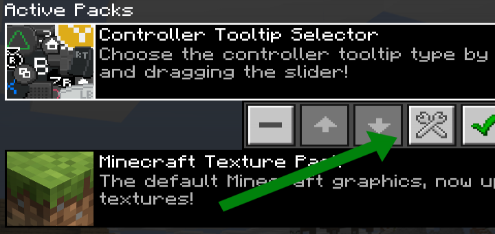 Controller Tooltip Selector - Мод/Аддон PE