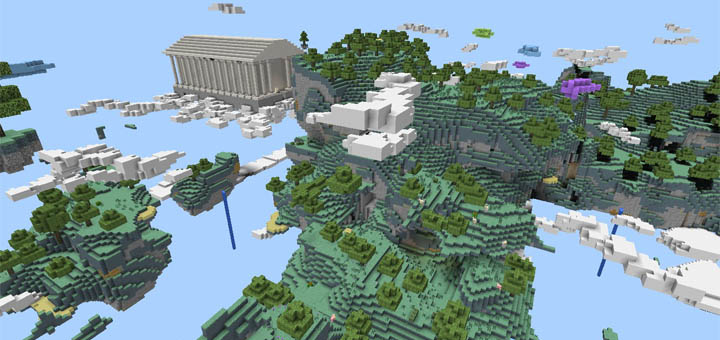 Aether Dimension - Карта Minecraft PE