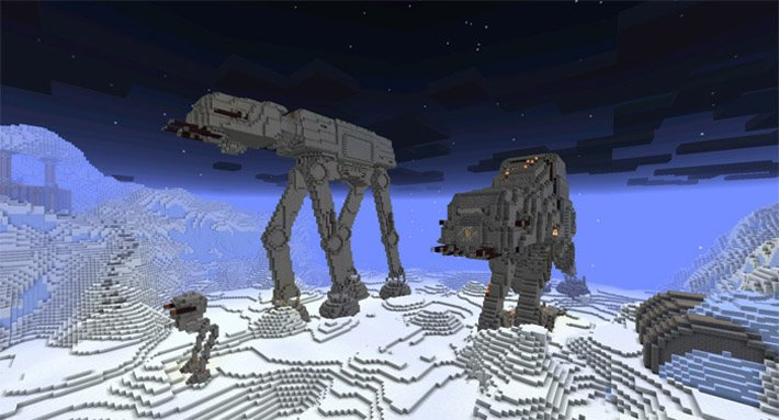 Star Wars Battle - Карта Minecraft PE 0.14.0